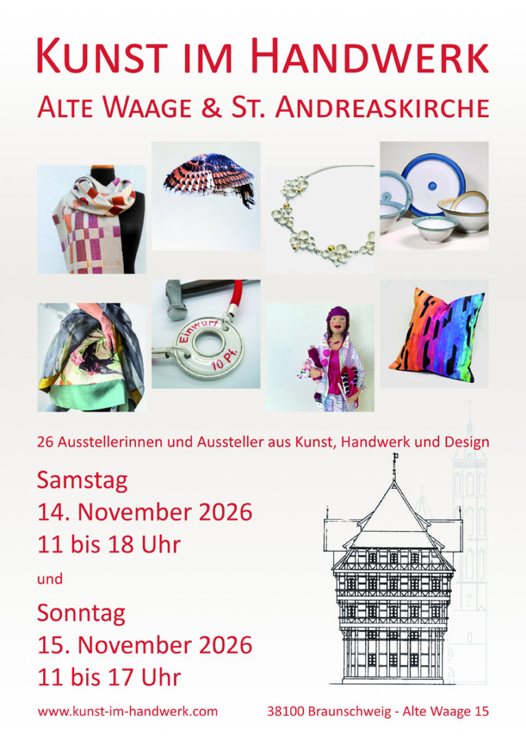 Kunst im Handwerk 2026-Alte Waage Braunschweig